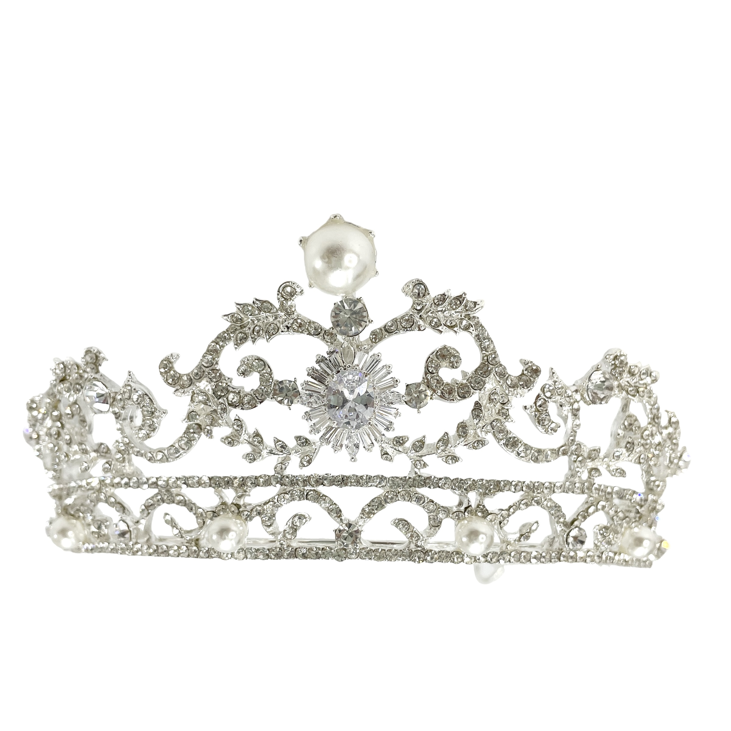 (พร้อมส่ง) เทียร่า 357 งานสวย ปราณีต QCเพชรทุกเม็ด สินค้าพร้อมส่งจากไทย