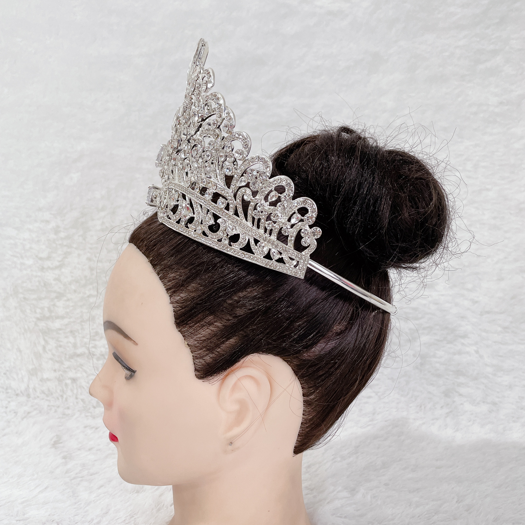 (พร้อมส่งจากไทย) มงกุฏ 112 มงกุฎมิสยูนิเวิร์ส 2022 สีเงิน