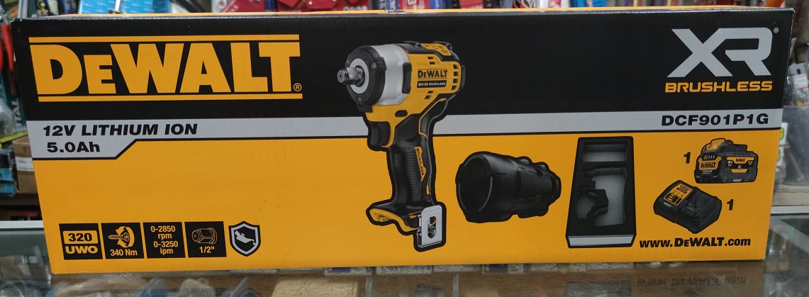 บล็อกกระแทก12V DCF901P1G DEWALT