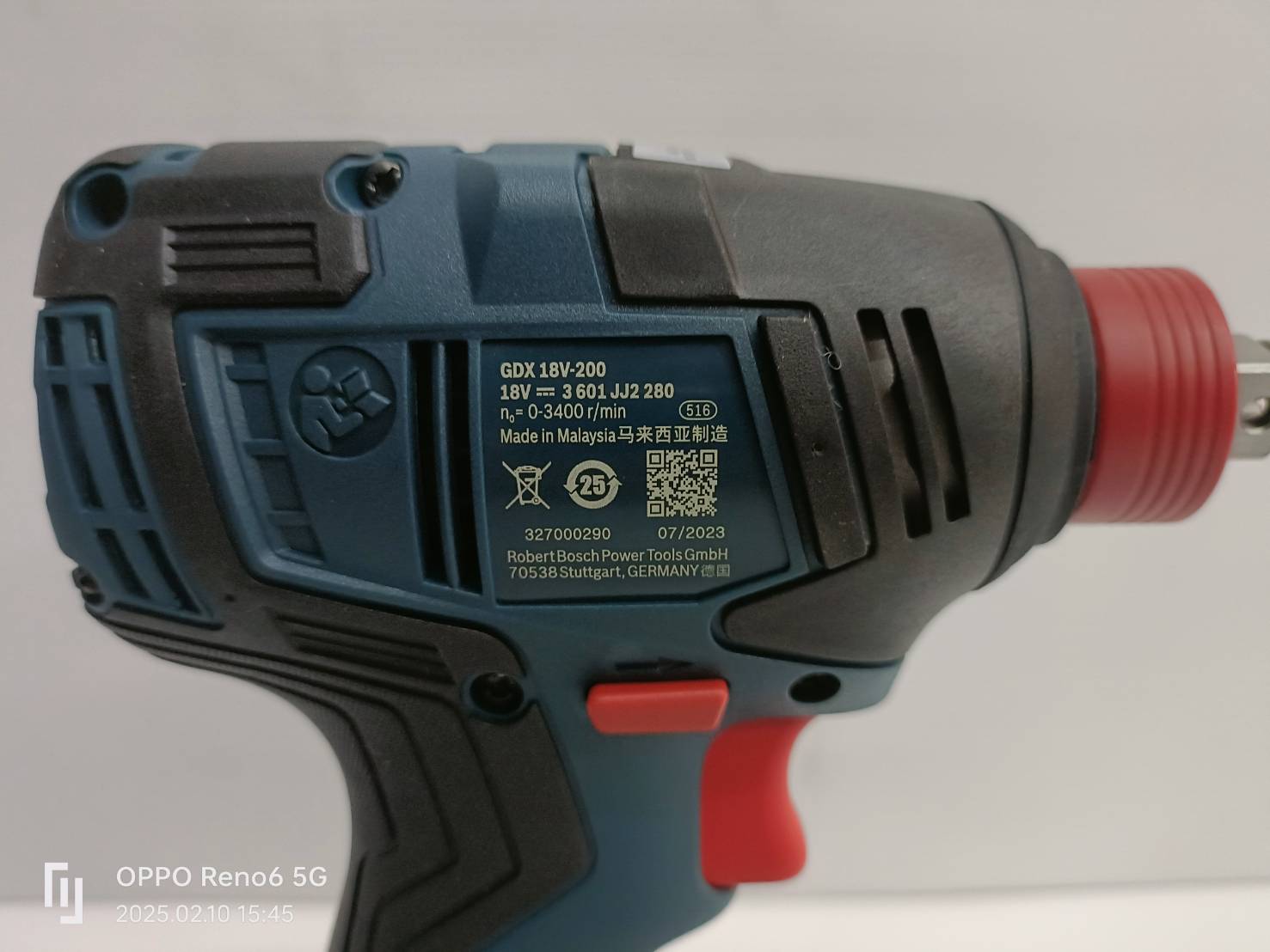 ไขควง1/4-บล๊อก1/2ไร้สาย GDX18V-200 BOSCH SOLO