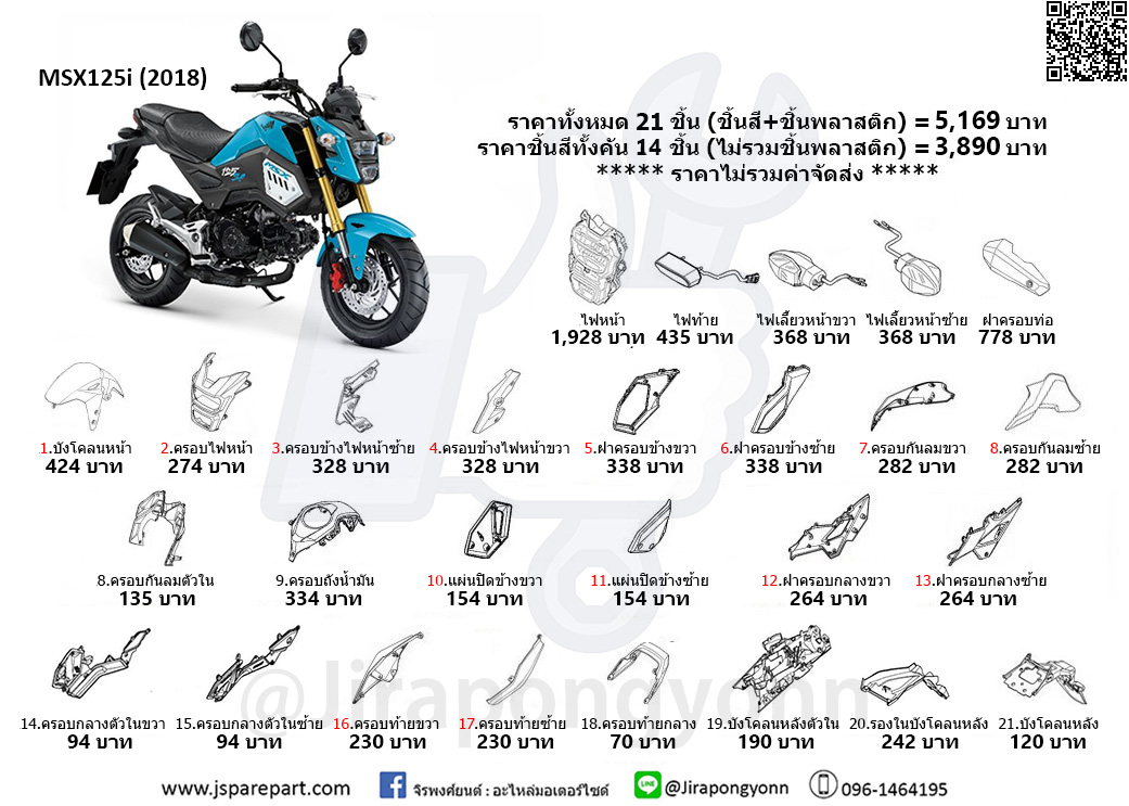ชุดสี MSX125i SF (2018)