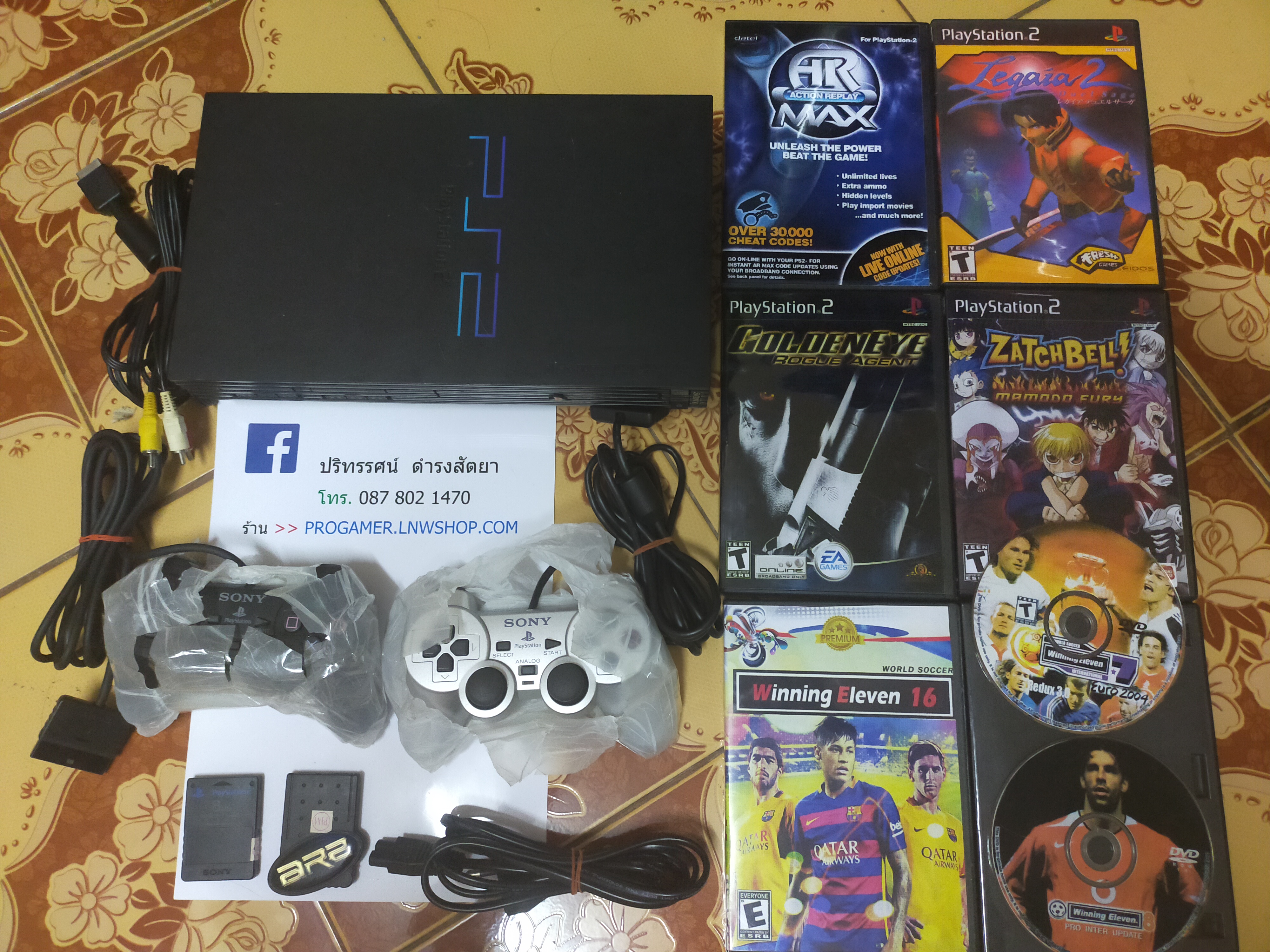 เครื่อง PS2 ตัวใหญ่ มือสอง สภาพสวย ใช้งานได้ปกติ อุปกรณ์ครบชุด