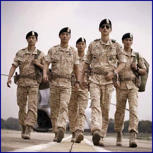 ชุดกัปตันยูชีจิน / ทหารเกาหลี Descendants of the Sun /ุ ชุดอาชีพ / ชุดอาชีพในฝัน