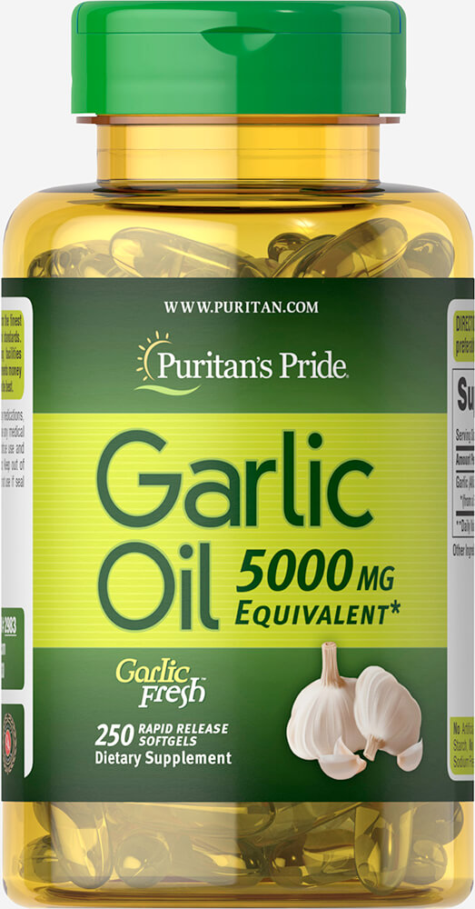 Puritan Garlic Oil 5000 mg 250 Softgels
