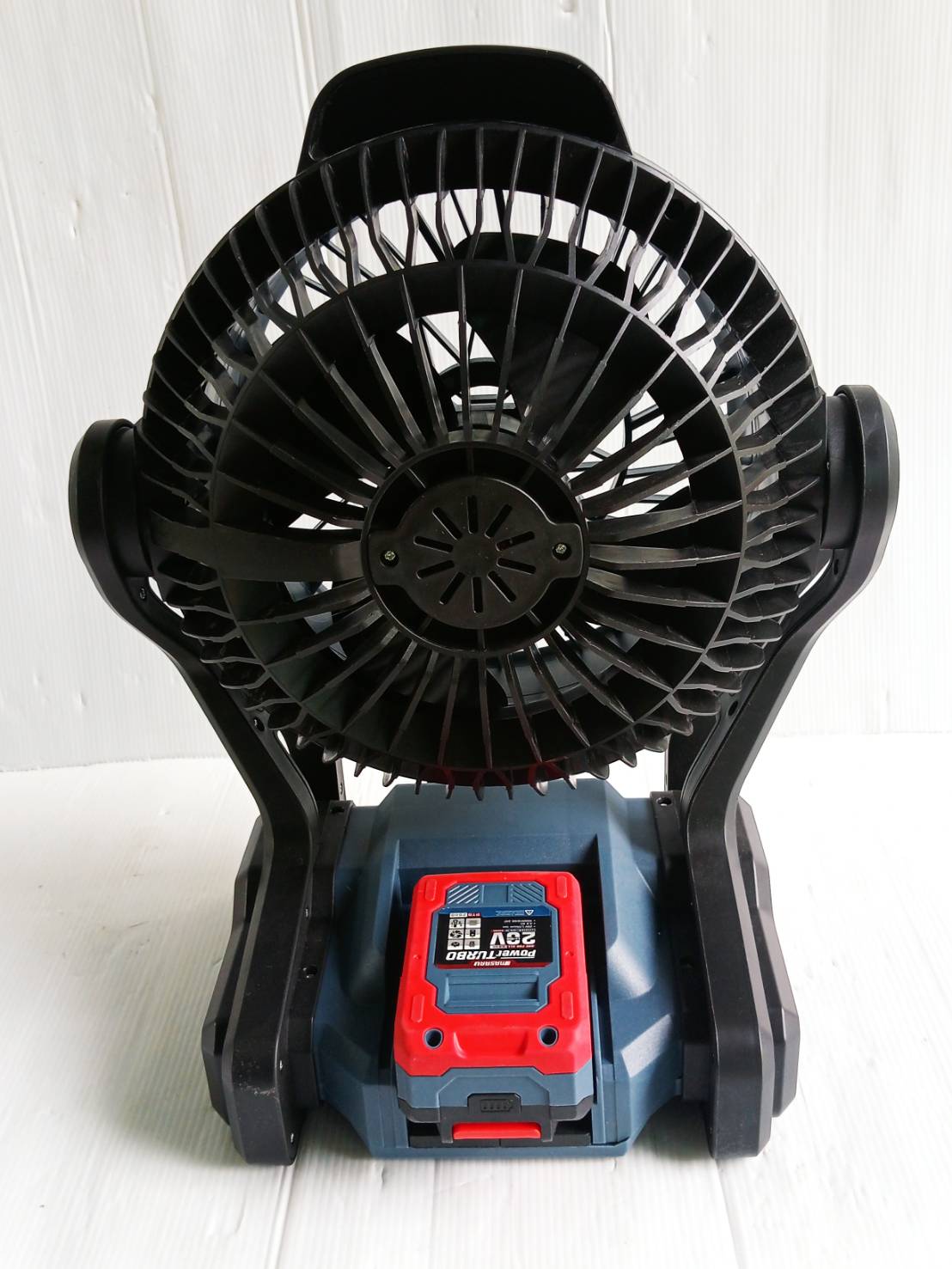 MASARU พัดลมไร้สาย SCFP-900-B1 12" มีไฟในตัว Power Turbo 20V แบตรุ่นใหม่