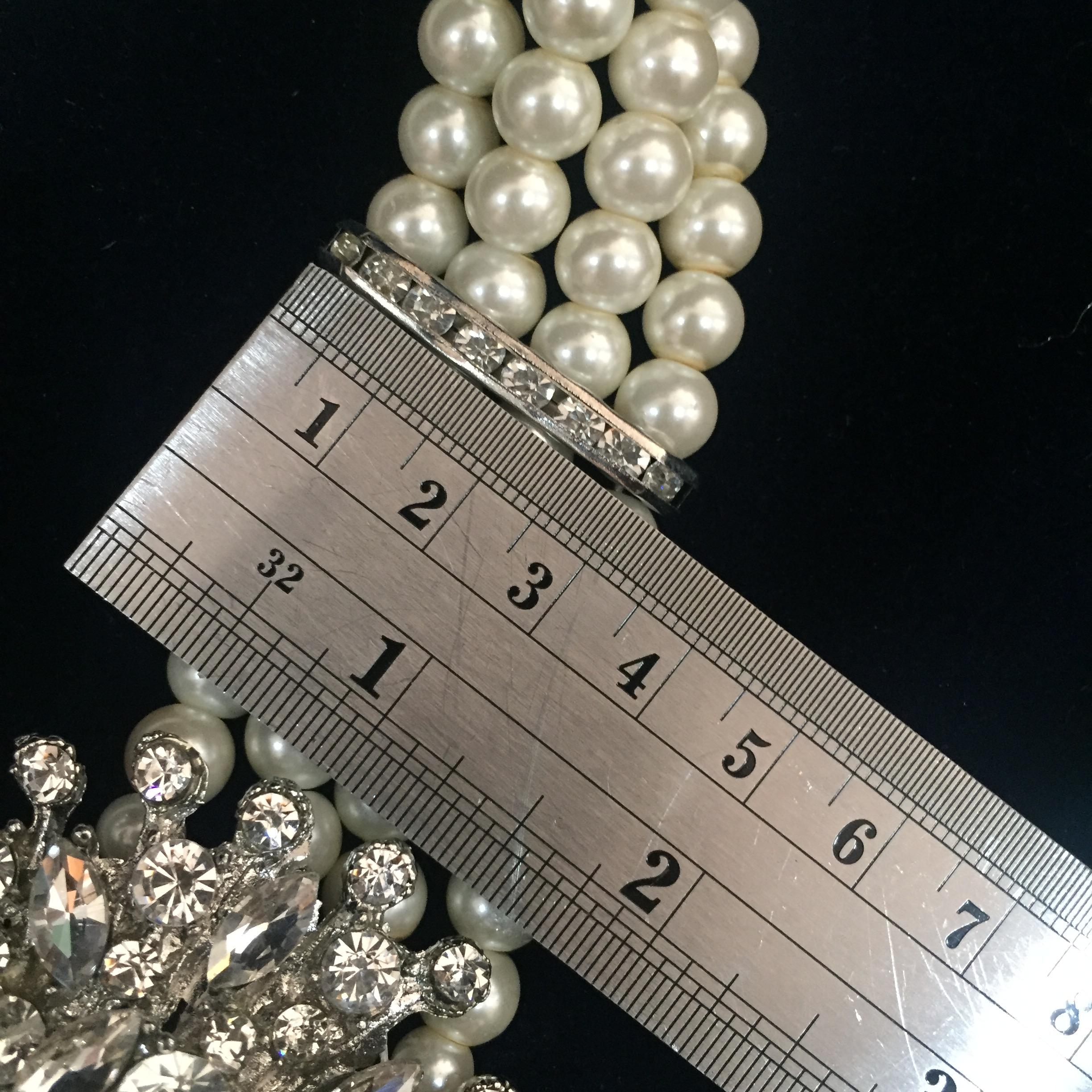 (พร้อมส่ง) เข็มขัดมุก009 (มีตำหนิที่หัวเข็มขัด)