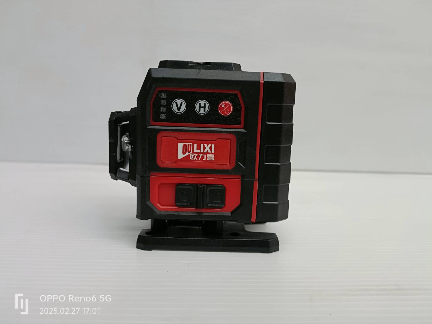 เลเซอร์12เส้น สีเขียว Mini 3D OULIXI