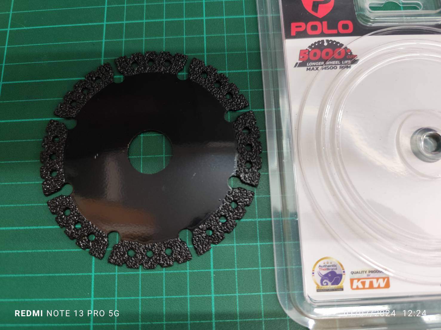 POLO ใบเพชรอเนกประสงค์ ขนาด 4 นิ้ว หนา 1.8 มม. ฟันสูง 10 มม. รุ่น Multi-Cut สำหรับตัดแห้ง ใช้ตัดวัสดุได้ทุกประเภท (โปโล)