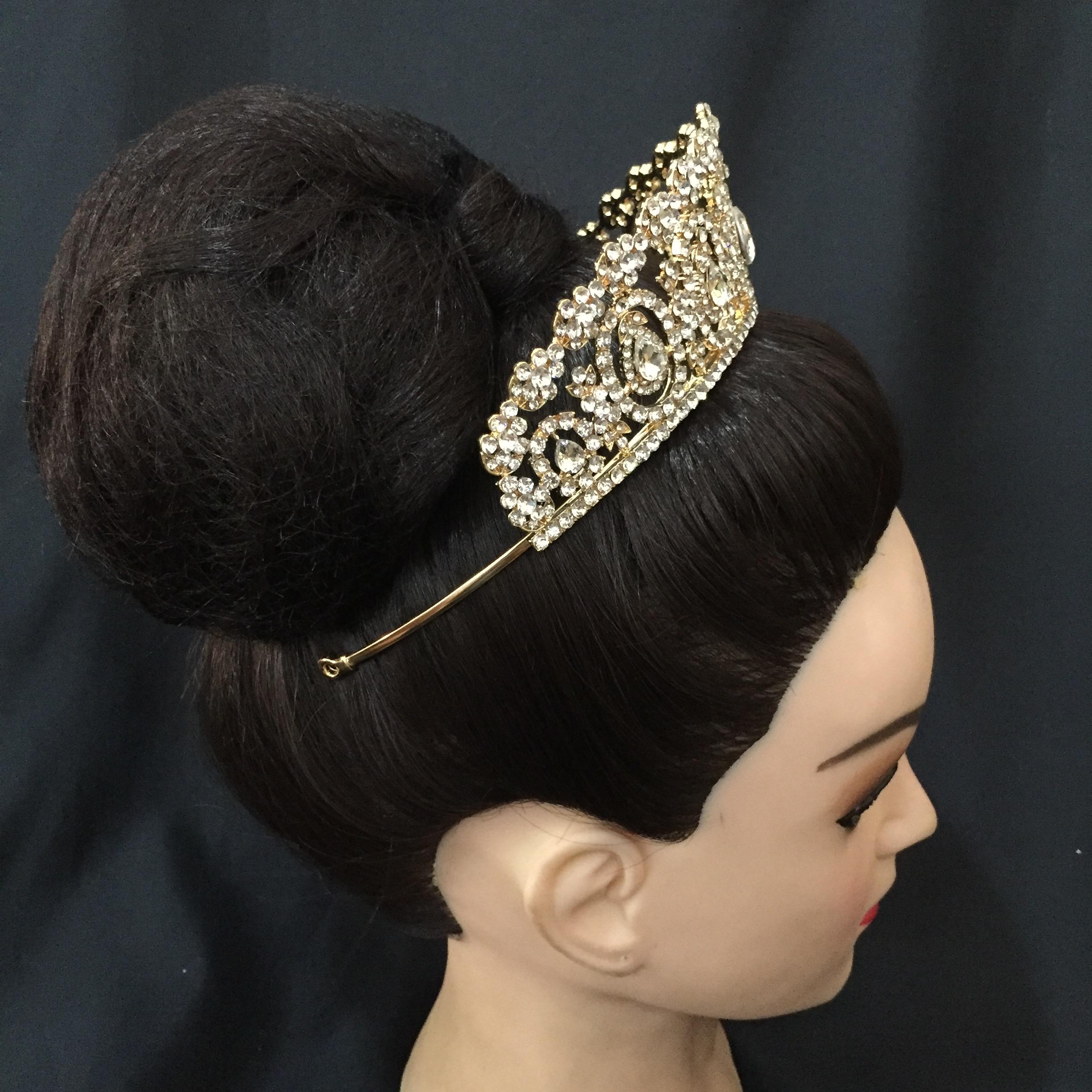 (พร้อมส่ง) เทียร่า 169 สีทอง