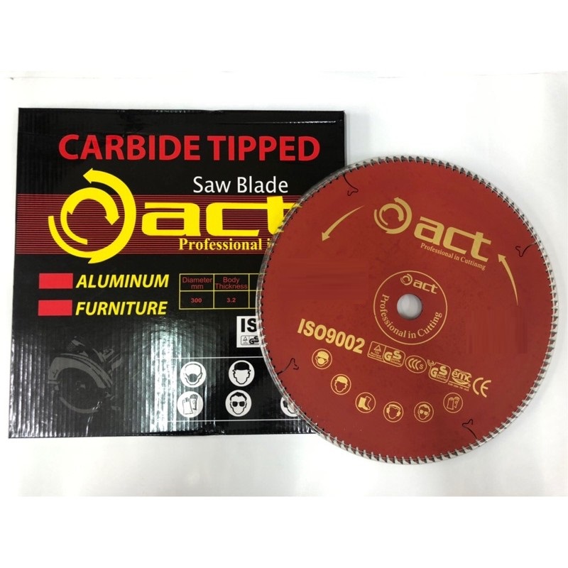 ใบเลื่อยวงเดือนอลูมิเนียม 12"x120T ACT รู30มิล