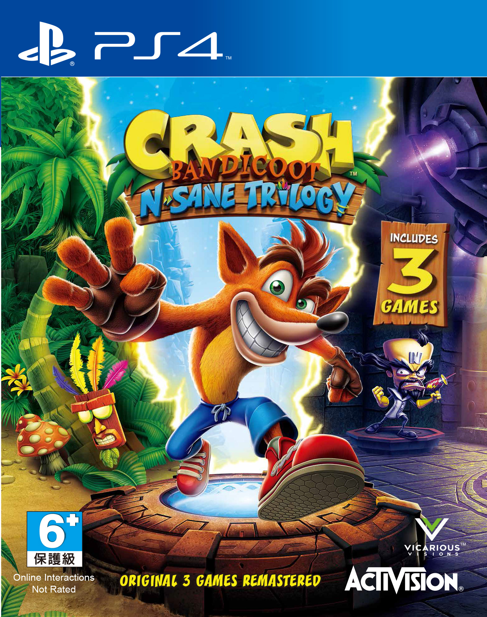 CRASH BANDICOOT N. SANE TRILOGY [Zone 3 : English]