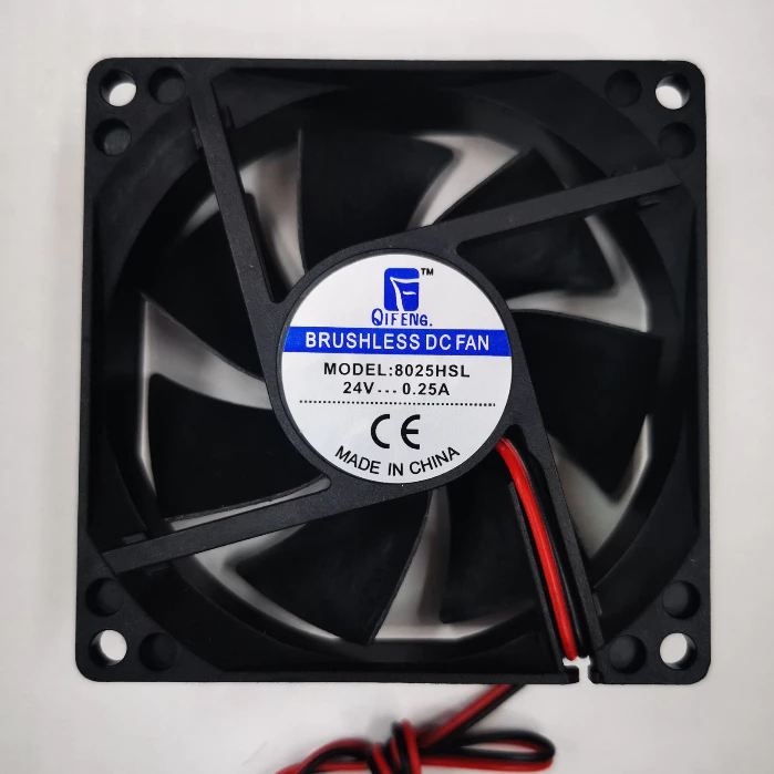 QIFENG พัดลม24V / 0.25A 3" 80*80*25mm. 8025HSL