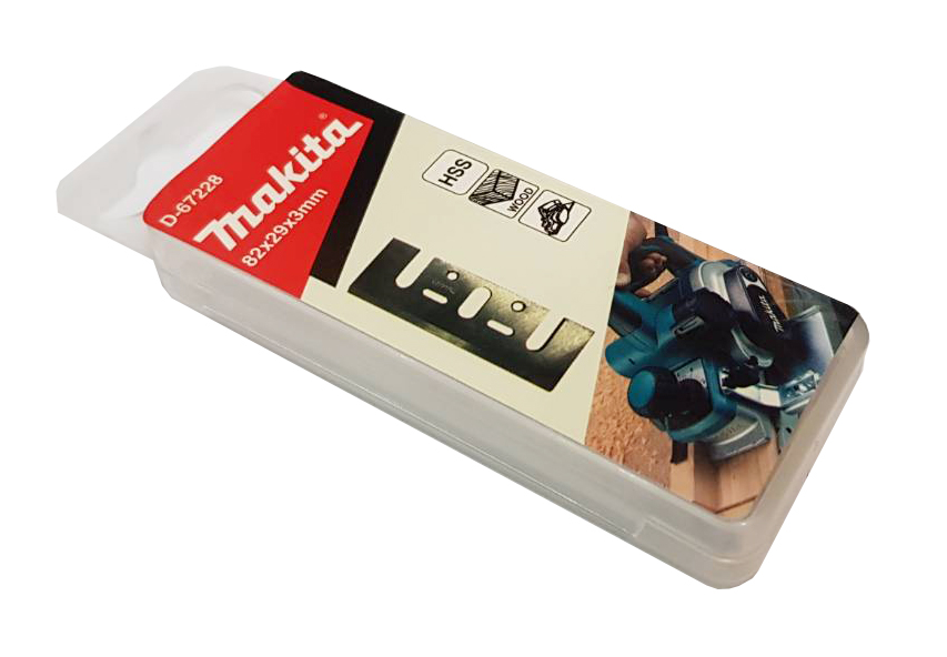 ใบกบ3" (82mm.) MAKITA (HSS ไฮสปีด) D-67228 รุ่นกล่องพลาสติก