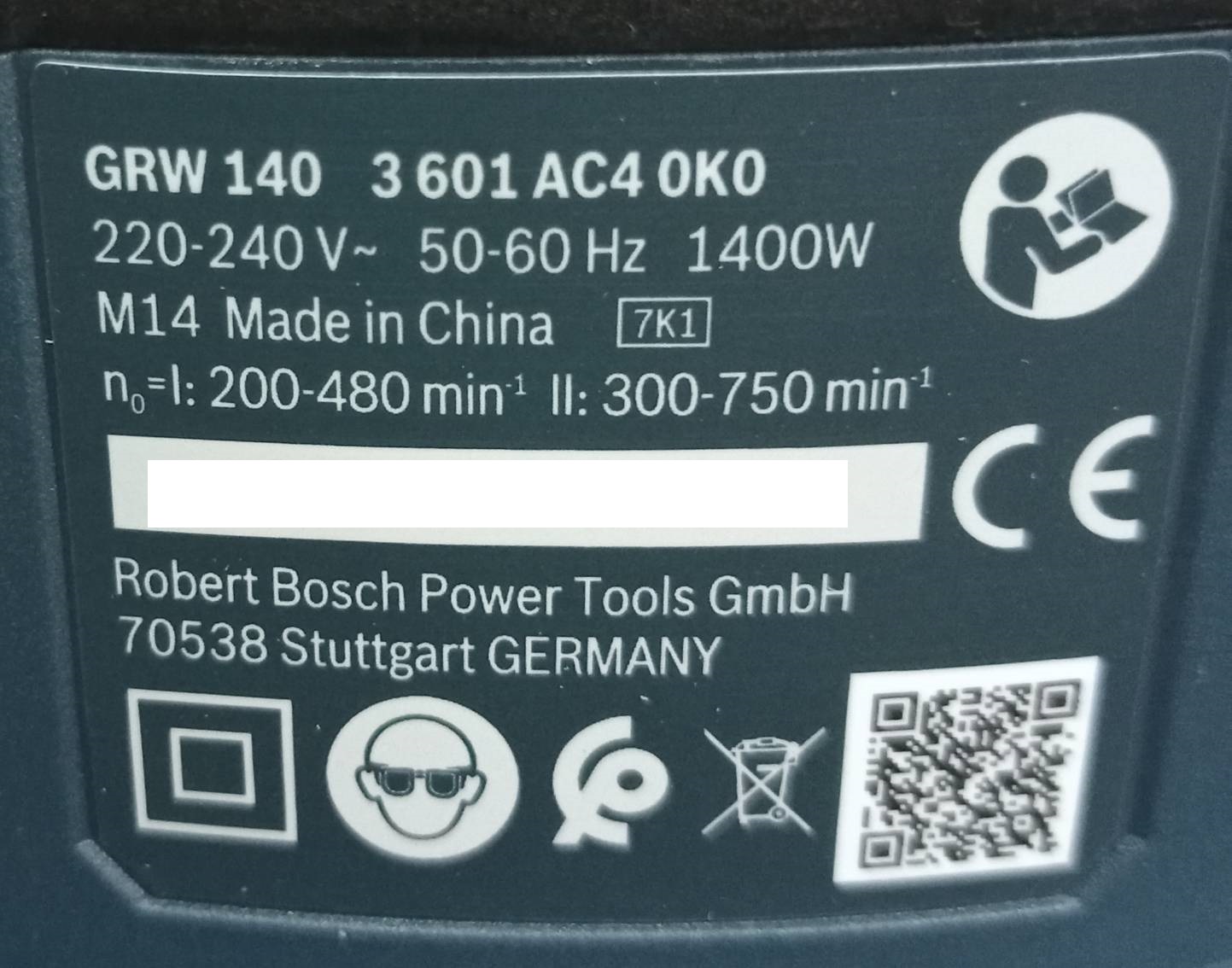 เครื่องปั่นสี ผสมปูน GRW140 BOSCH พร้อมก้าน