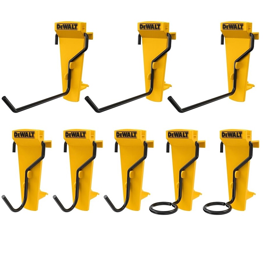 ชุดตะขอเกี่ยวเครื่องมือ8ชิ้น DWST82816 DEWALT