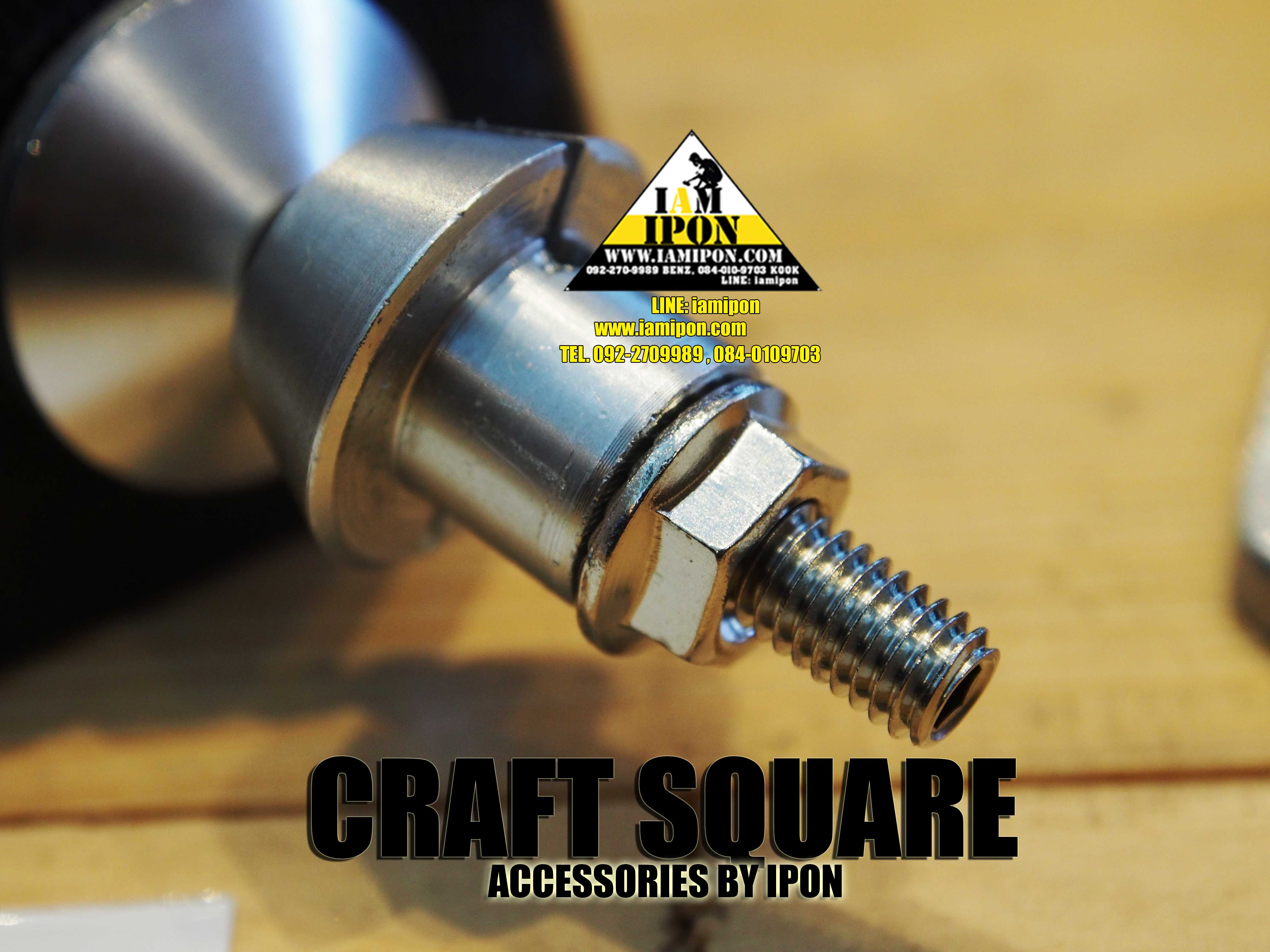CRAFT SQUARE CARBON กระจกมองข้างคาร์บอนคราฟสเเควร์ เนื้อกระจกฟ้าเข้ม