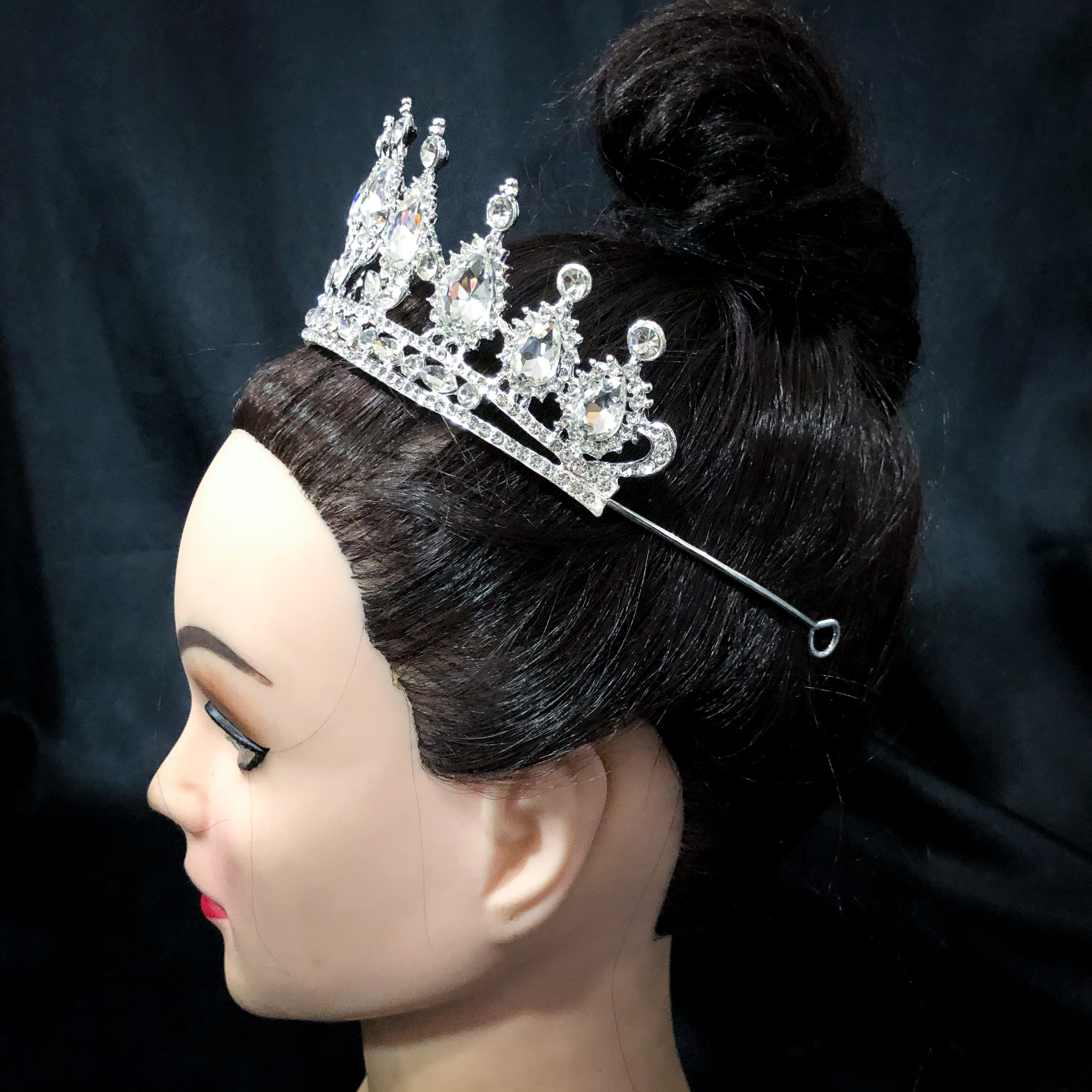 (พร้อมส่ง) เทียร่า 275 สีเงิน มงกุฎนางงาม มงกุฎเจ้าหญิง งานสวย ปราณีต QCเพชรทุกเม็ด สินค้าพร้อมส่งจากไทย