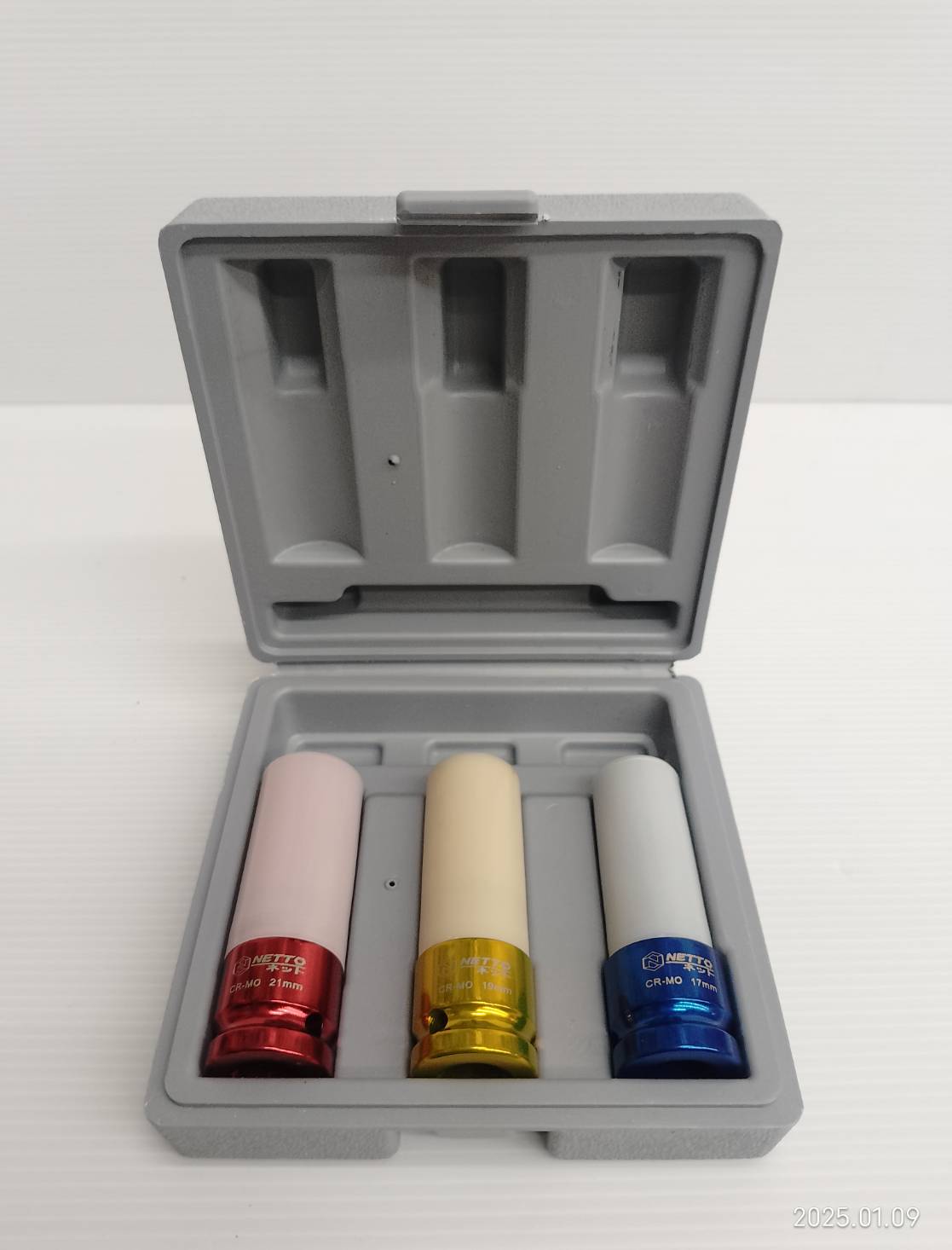 ชุดลูกบล็อกถอดล้อรถยนต์แกน 1/2 X 3 ชิ้น (เบอร์ 17, 19, 21) NETTO 61103