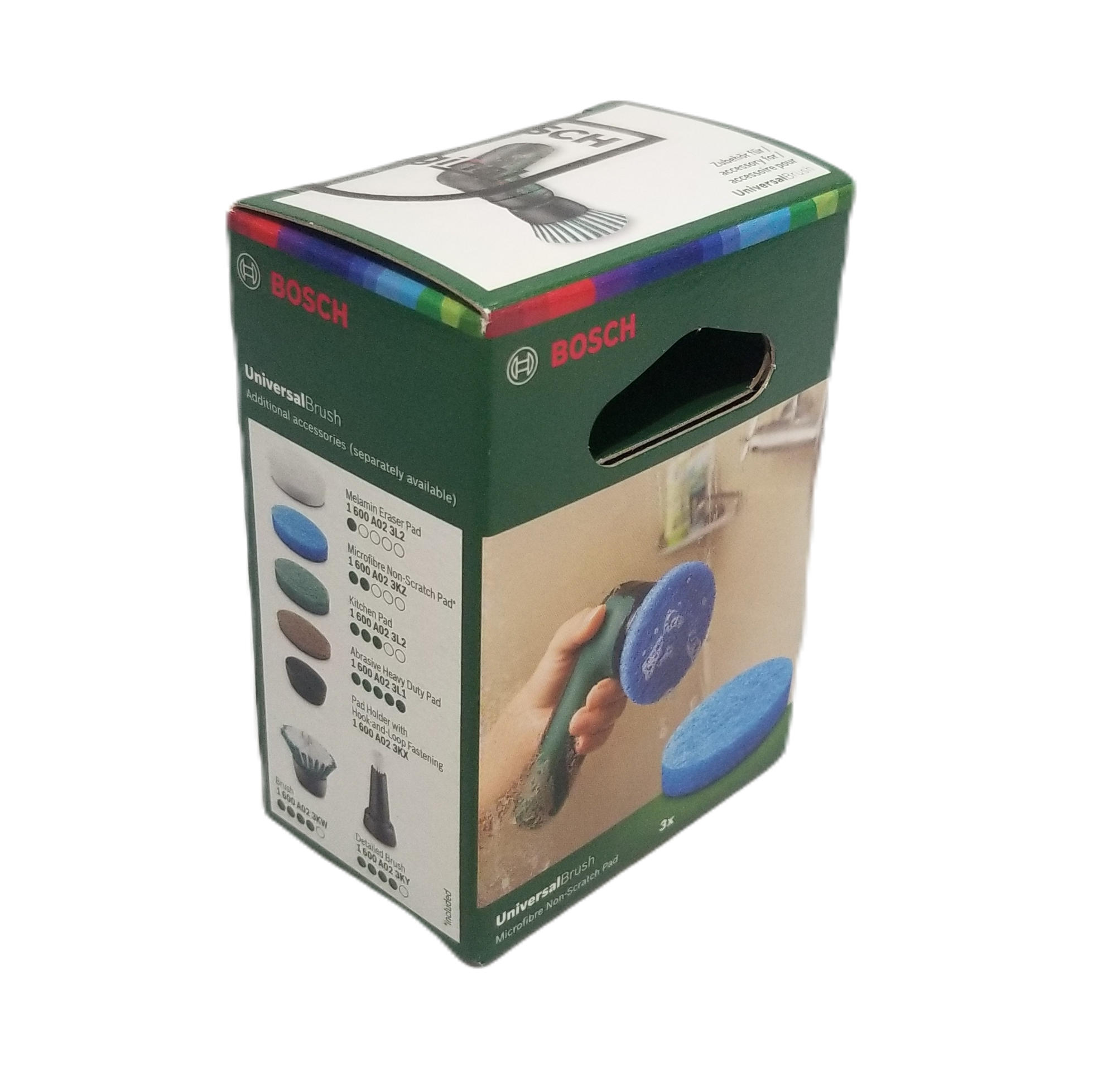 แผ่นใยขัดไมโครไฟเบอร์แบบไร้รอย สำหรับเครื่องขัดอเนกประสงค์ 3.6V Universal Brush BOSCH