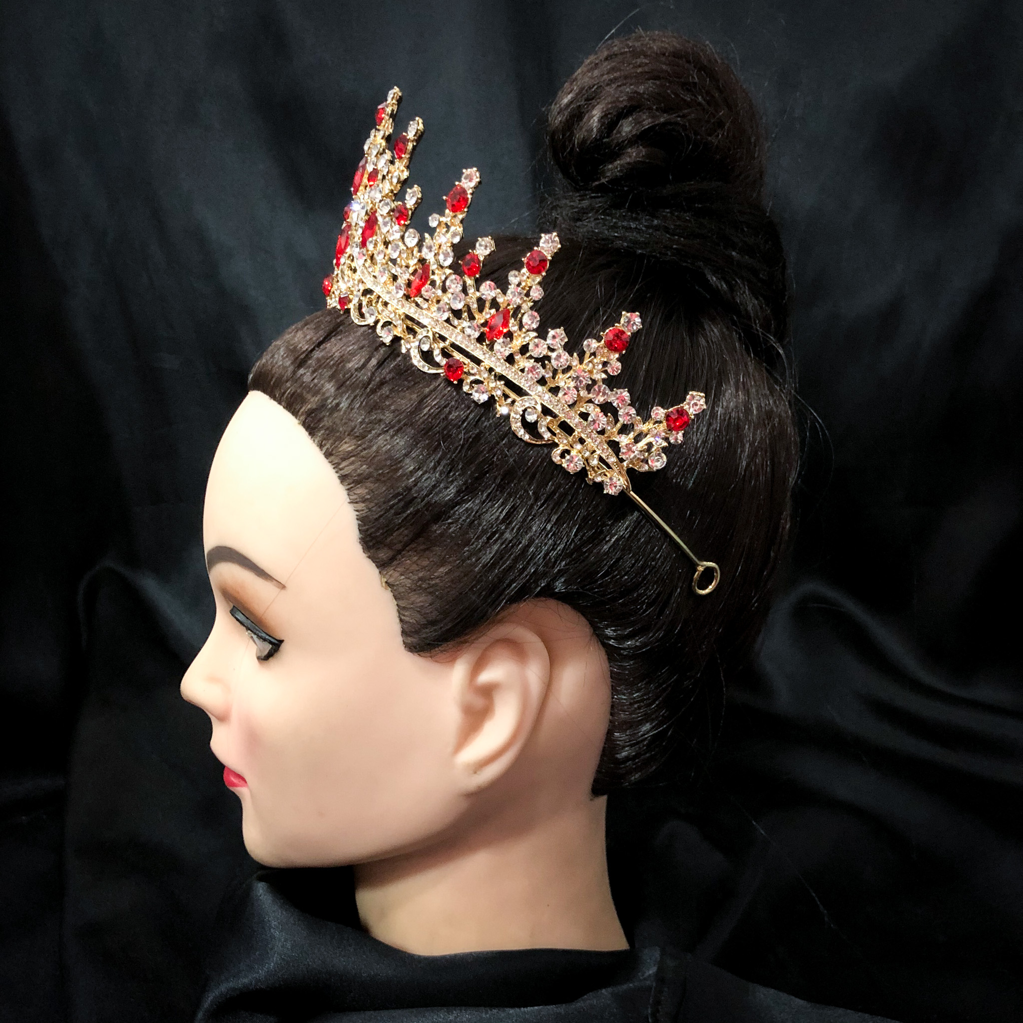 (พร้อมส่ง) เทียร่า 273 สีแดง มงกุฎนางงาม งานสวย ปราณีต QCเพชรทุกเม็ด ร้านคนไทย คุยง่าย ส่งเร็ว