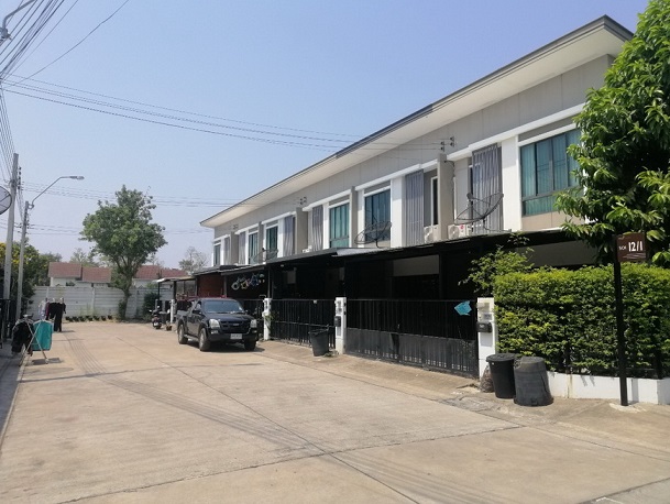 H1150 ขายทาวน์โฮม 2ชั้น 31.1 ตร.วา หลังมุมใน หมู่บ้านพฤกษา วิลล์64 สายไหม อยู่ก่อนถึงซอยสายไหม74 โครงการติดถนนสายไหม ต่อเติมแล้ว