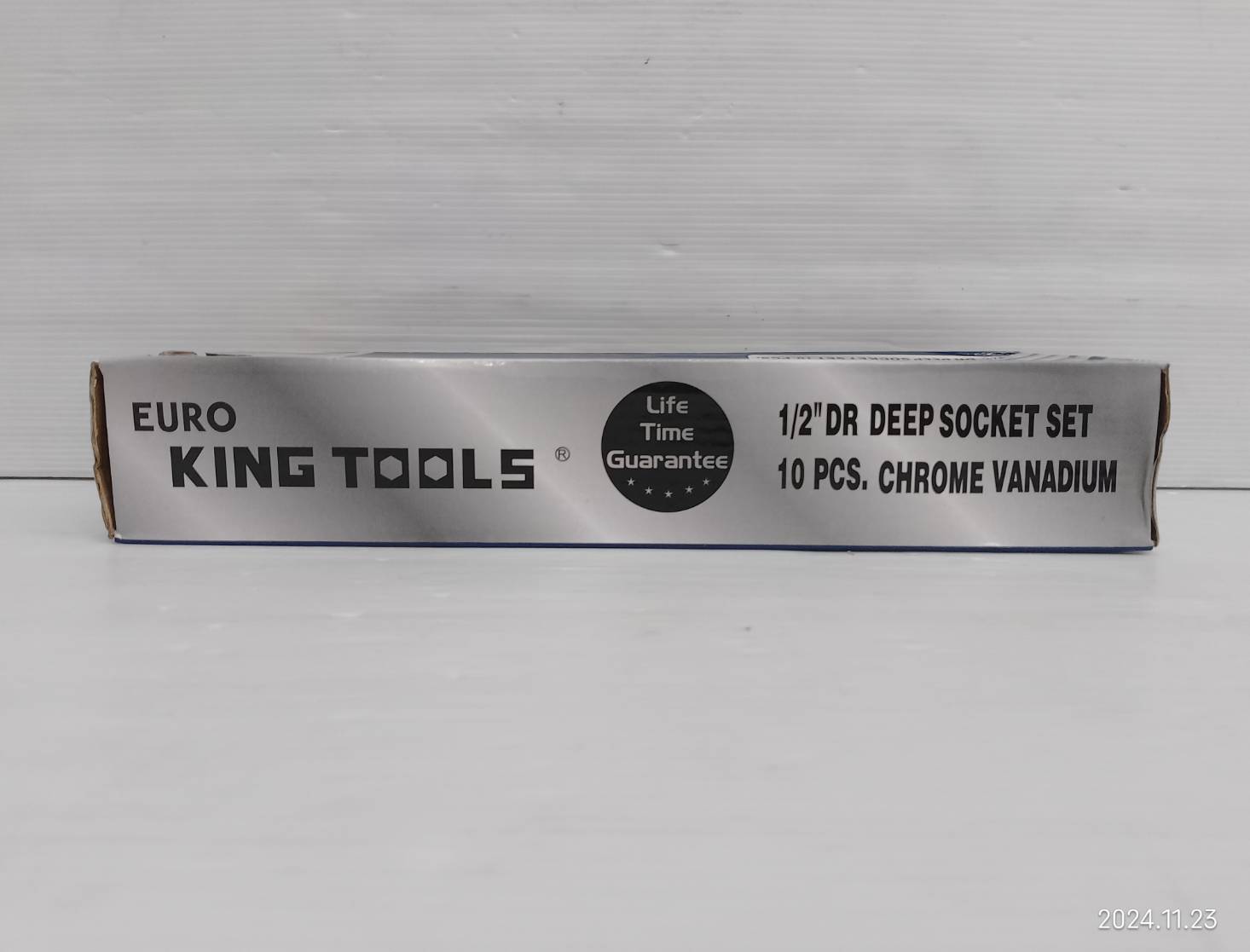 EURO KING TOOLS ลูกบล๊อกยาว1/2 10ชิ้น 10-24mm. รุ่น EURAF3211