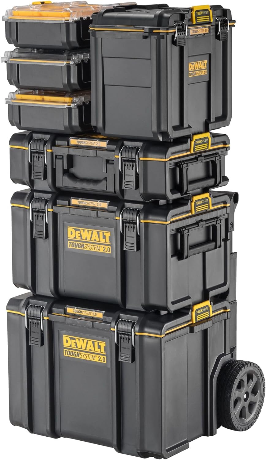 กล่องเครื่องมือทรงลึกขนาด1/2 DWST08035-1 DEWALT TOUGHSYSTEM 2.0