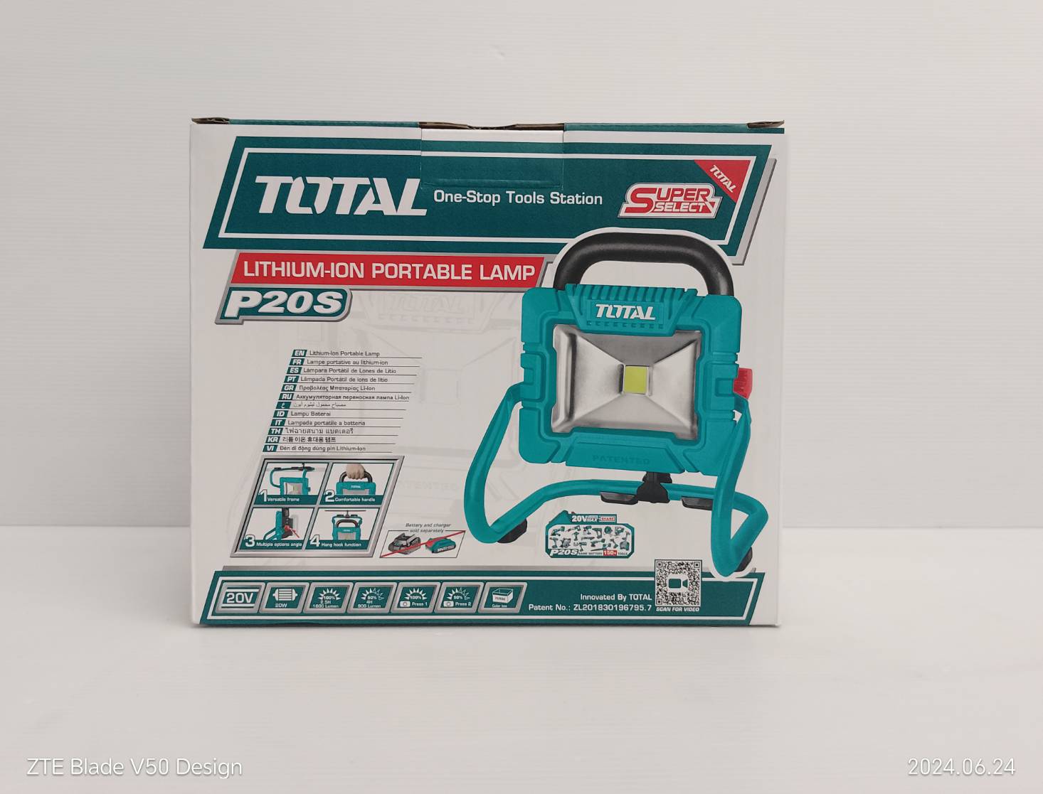 ไฟสปอร์ตไลท์LED 20V TWLI2025 TOTAL (ตัวเปล่า)