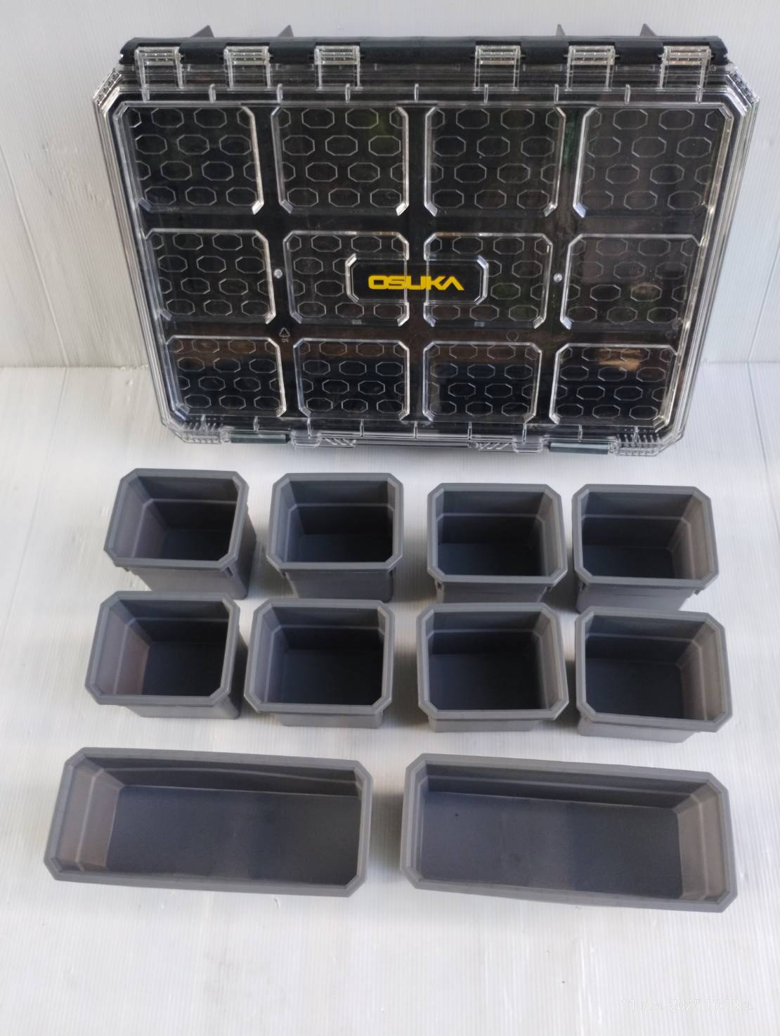 กล่องเครื่องมือฝาใสใส่อะไหล่ OSMMS23101 OSUKA