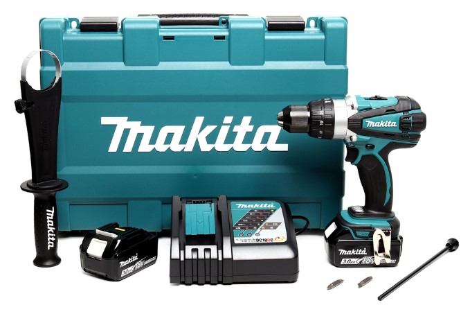สว่านกระแทกไร้สาย DHP458RFE MAKITA
