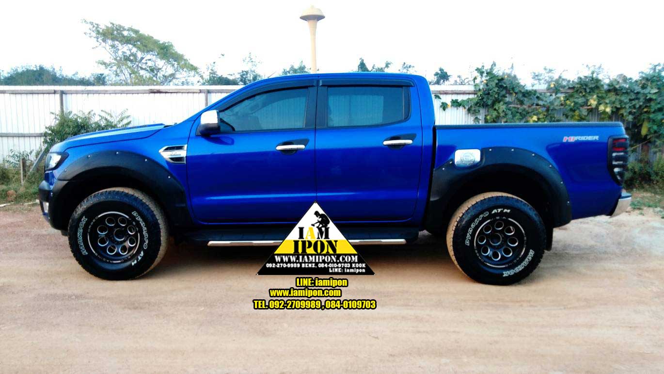 TRAIL LAMP COVER FORD RANGER T6- MC 2012-2015 FLATBLACK ครอบไฟท้ายดำด้านฟอร์ดเรนเจอร์ T6-MC 2012-2015