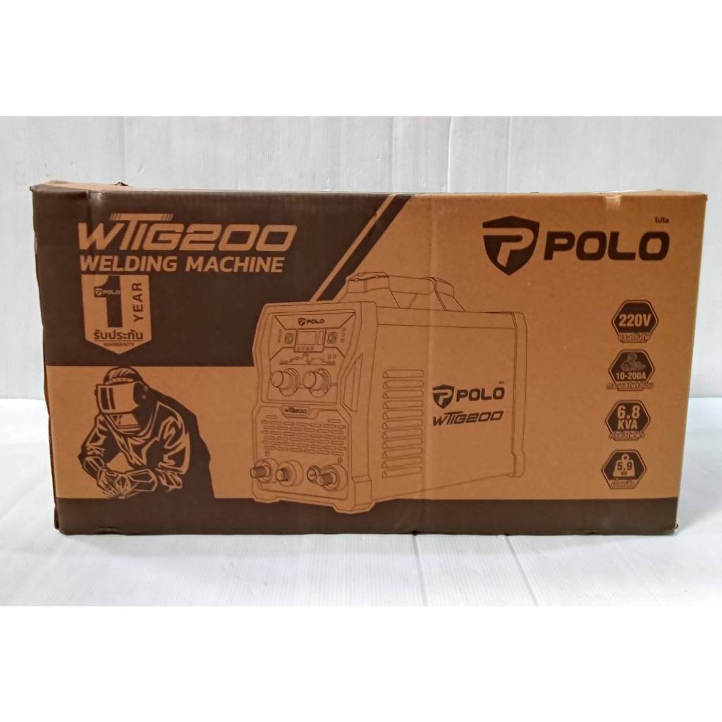 เครื่องเชื่อม TIG รุ่น WTIG200 (มีระบบ Pulse) POLO
