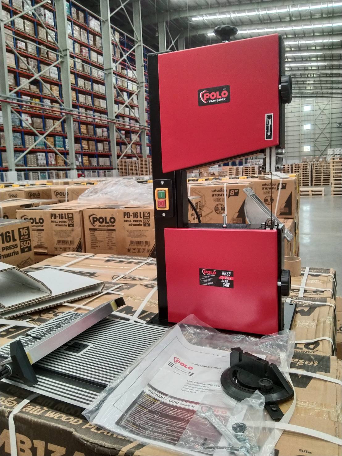 แท่นเลื่อยสายพาน8" WBS8 POLO