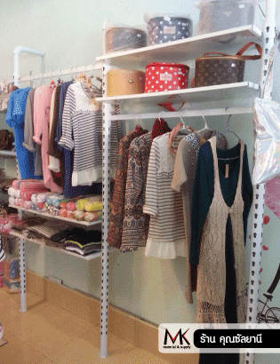 อุปกรณ์ตกแต่งร้านขายเสื้อผ้า อะคริลิค ราคาถูก