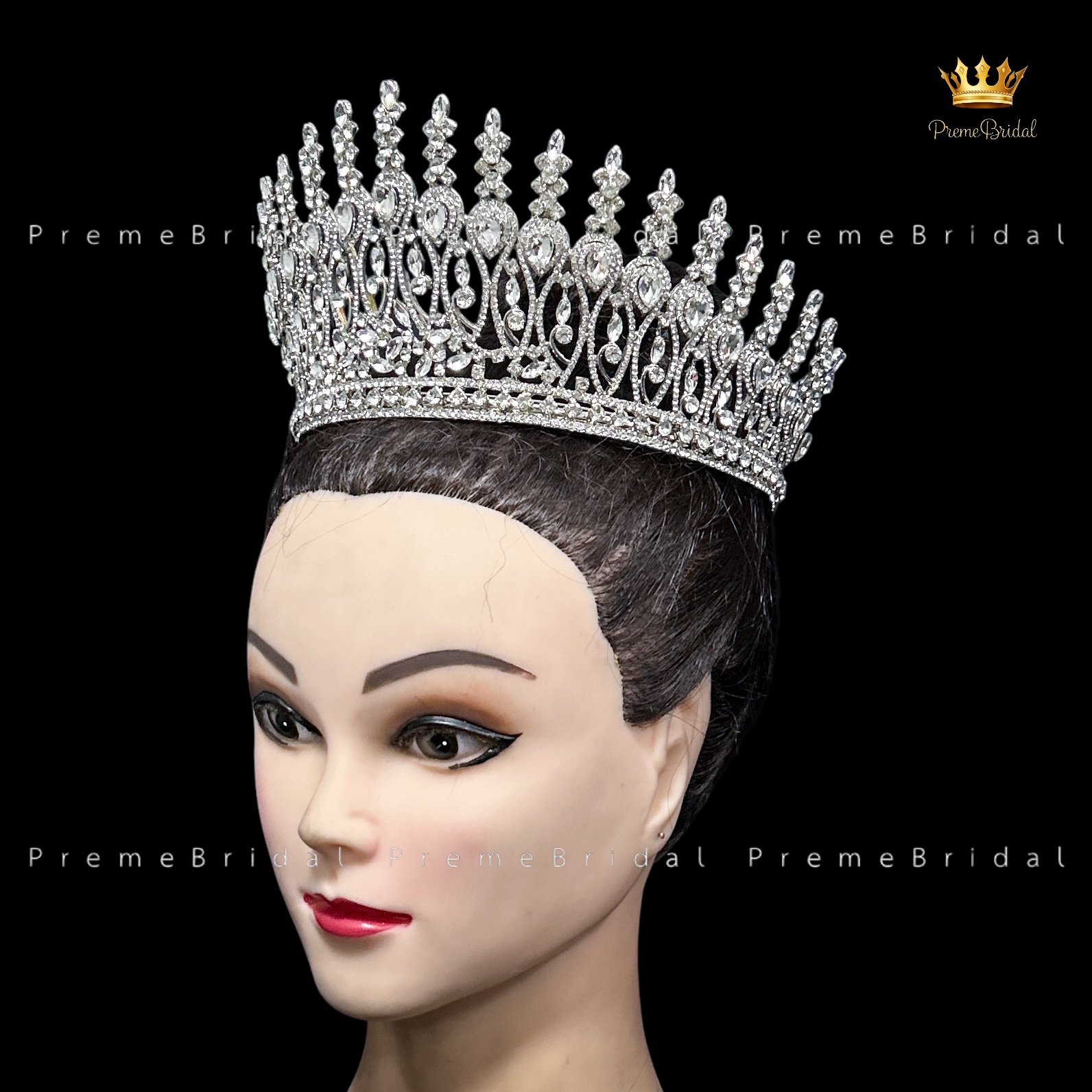 (พร้อมส่งจากไทย) มงกุฏ 135 ขนาดใหญ่ งานสวย ปรับขนาดได้ ส่งจาก จ.อุบลราชธานี