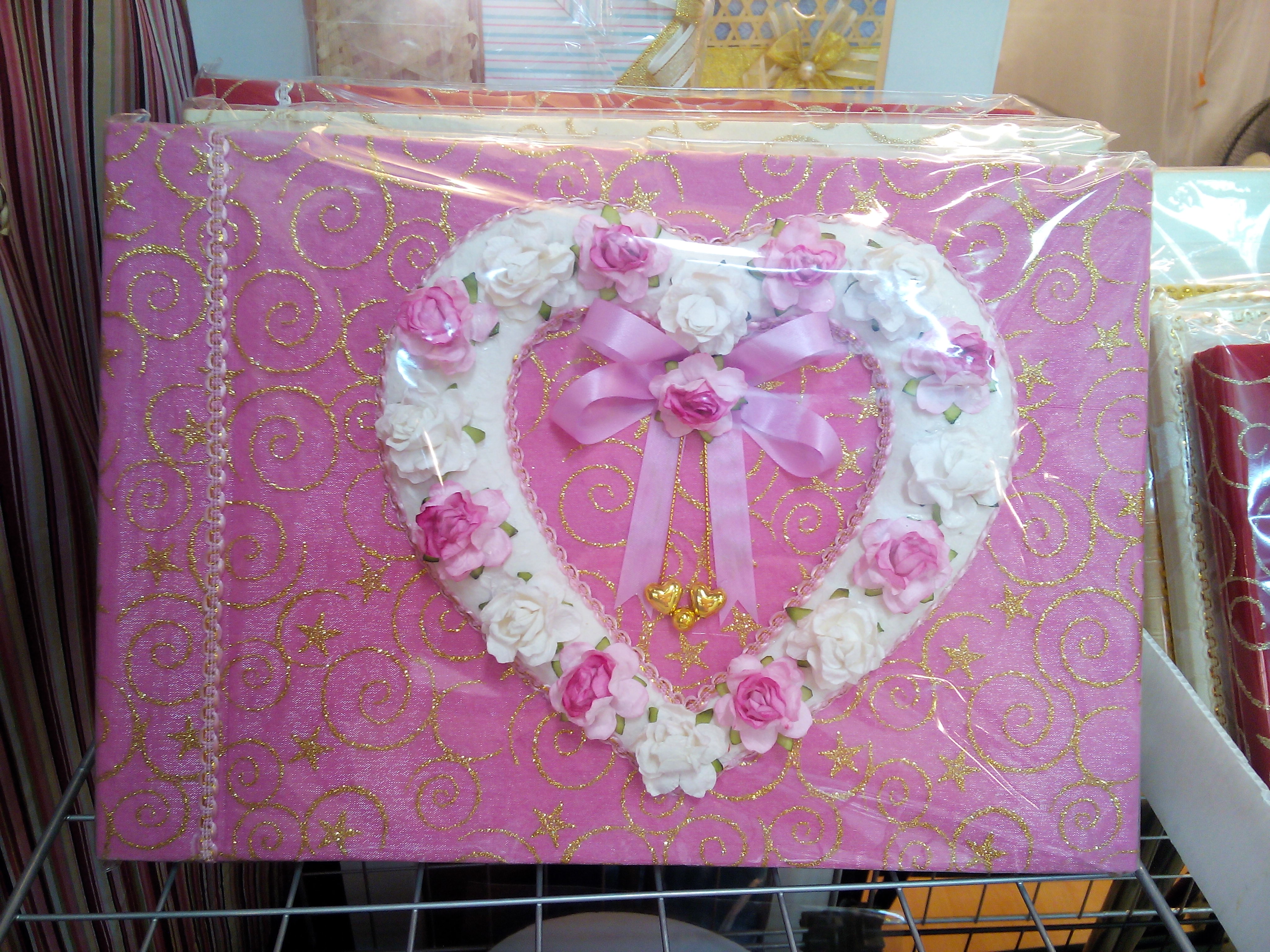 กล่องหัวใจเดียวใหญ่ สีแดง