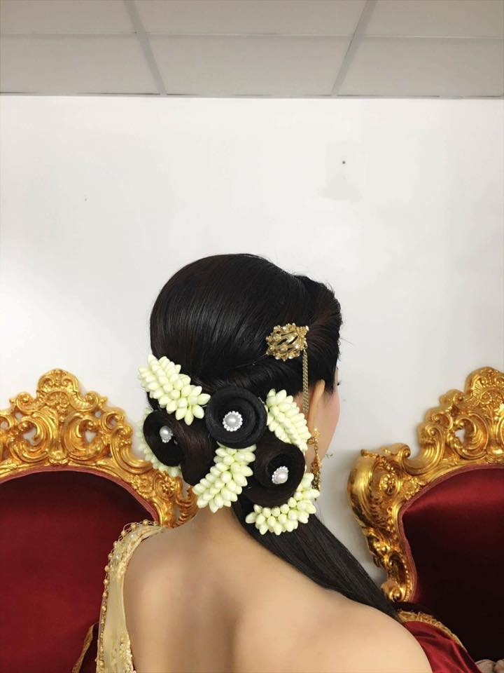 มาลัยดอกพุด งดงามสวยเหมือนจริง เจ้าสาว นางงาม ใส่ได้