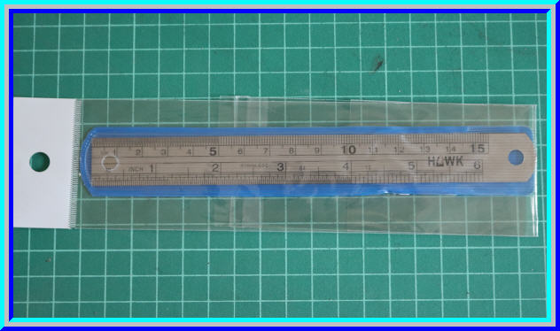 1x Stainless Ruler 15 cm (ไม้บรรทัดสแตนเลส ยาว 15 ซม.)