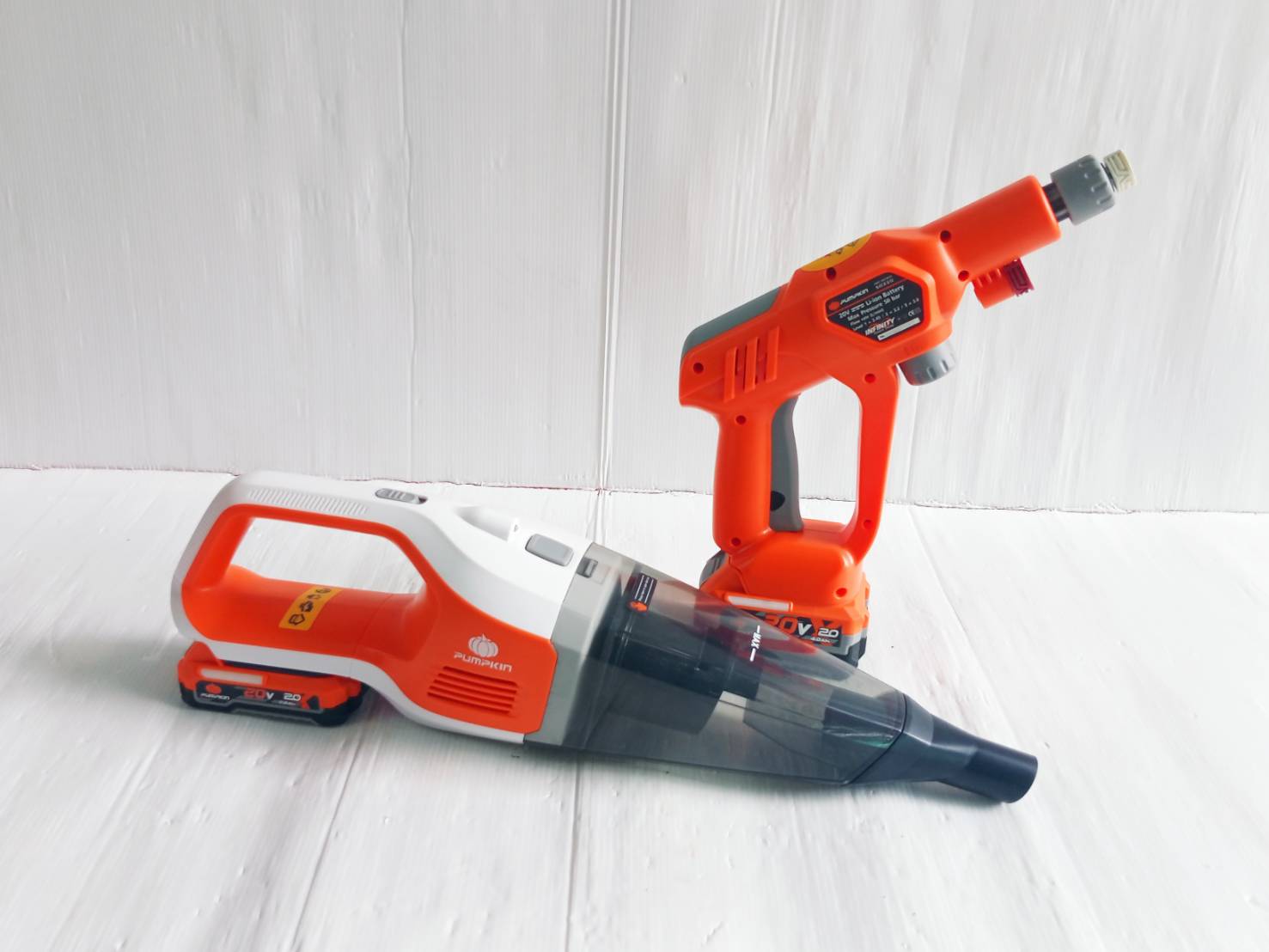 Combo ชุดดูดฝุ่น+เครื่องฉีดน้ำแรงดันสูง20V INF-HVCWG-422CK-X20 PUMPKIN 50393