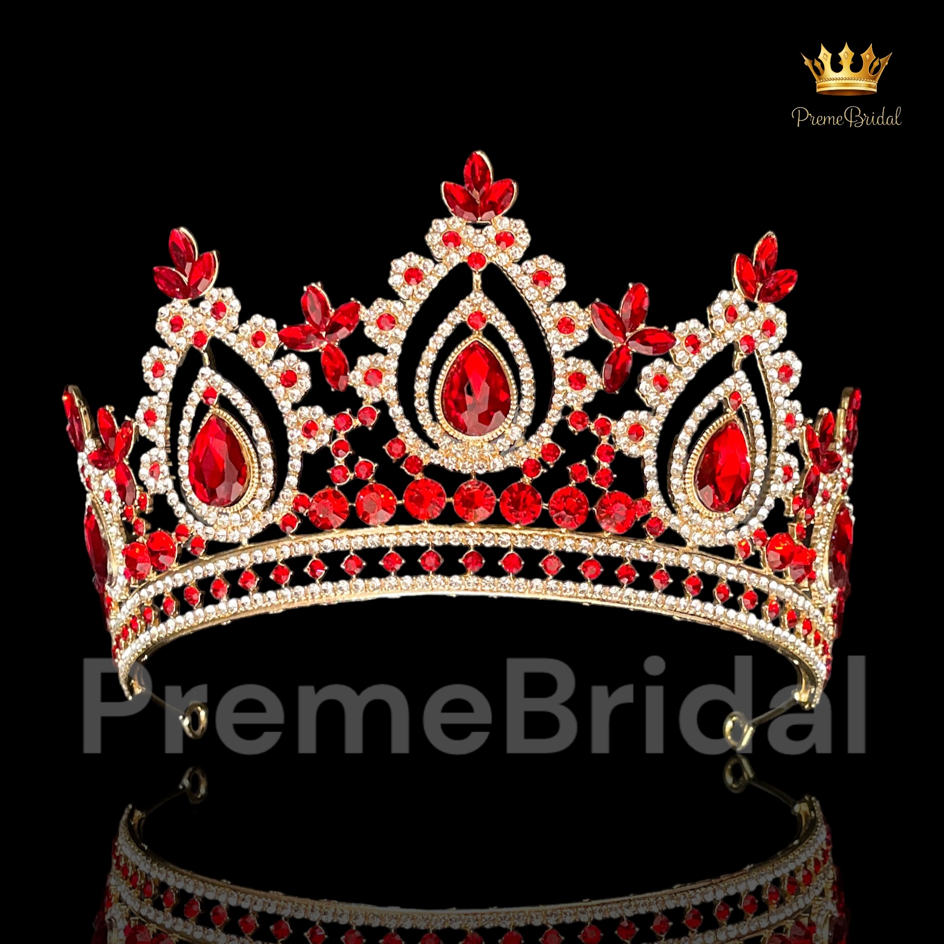 (พร้อมส่ง) เทียร่า 414 มงกุฎนางงาม ครึ่งหัว งานสวย ปราณีต QCเพชรทุกเม็ด สินค้าพร้อมส่งจากไทย