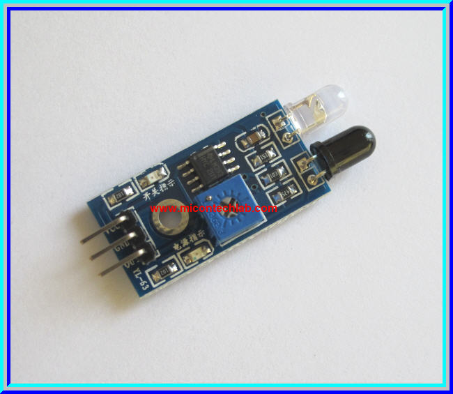 1x เซ็นเซอร์อินฟาเรดสำหรับตรวจจับวัตถุ (Infrared Sensor)