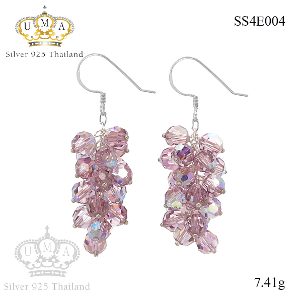 ต่างหูคริสตัล - Crystal swarovski earrings