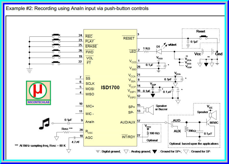 1x ISD1730 Multi-Messages Voice Record & Playback ISD1730PY IC Chips