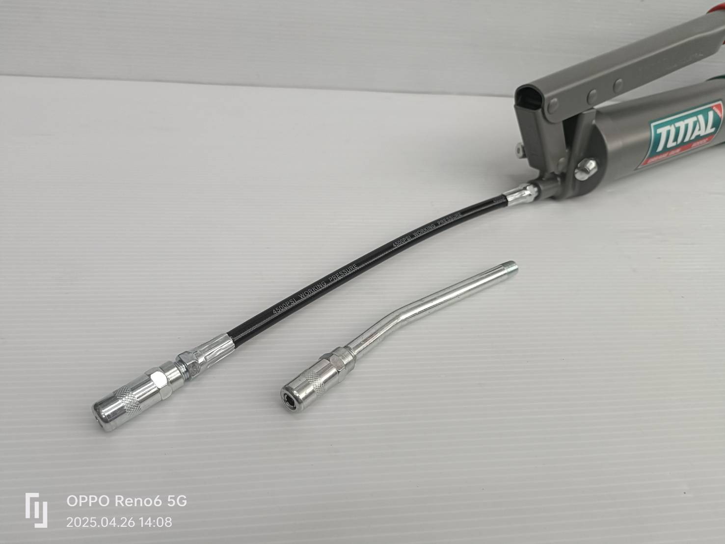 กระบอกอัดจารบี+สายอ่อน 600cc.THT111062 TOTAL