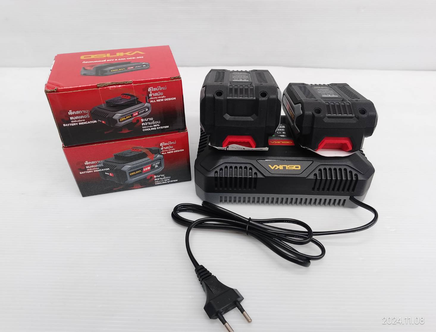 แท่นชาร์จแบตเตอรี่ 2 พอร์ต OSCBC103 OSUKA