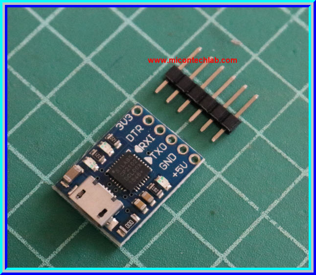 1x CP2102 USB to UART/TTL with DTR Pin For Arduino Upload Sketch