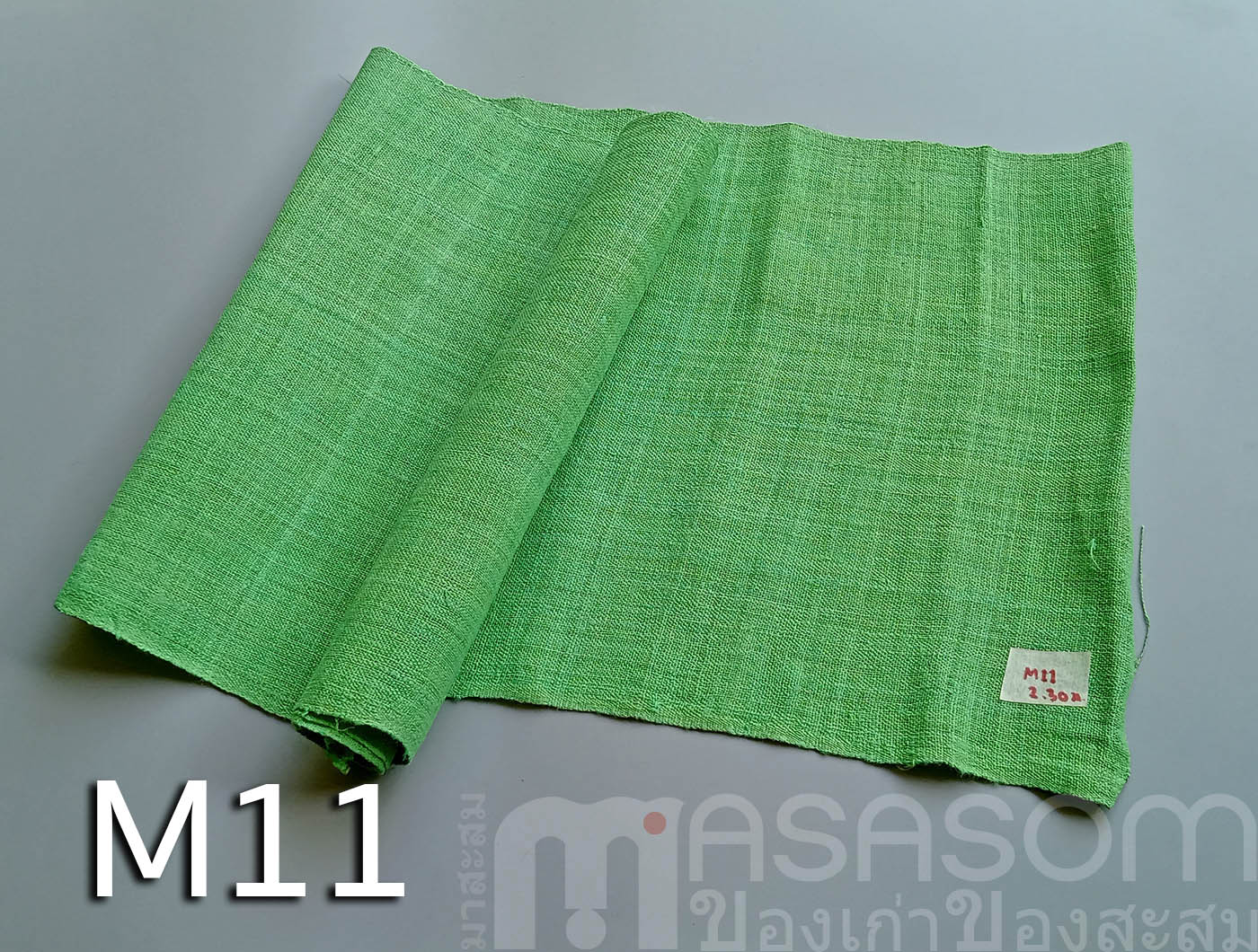 ผ้าใยกัญชงทอมือย้อมสี