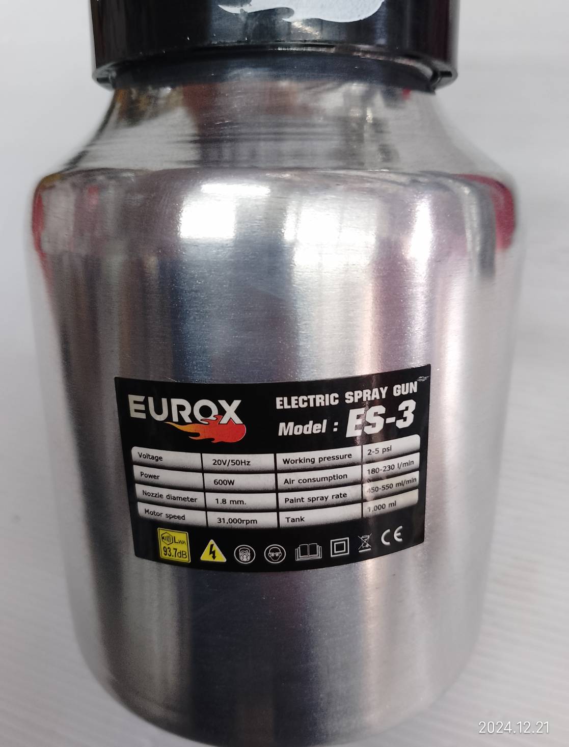 EUROX กาพ่นสีไฟฟ้า 600W รุ่น ES-3