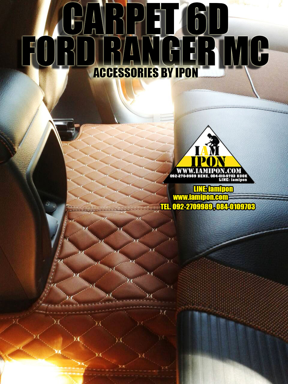 CARPET 6D FORD RANGER T6-MC พรมปูพื้น 6D ฟอร์ดเรนเจอร์ T6-MC