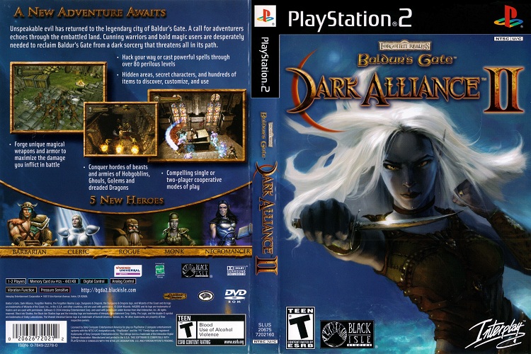 BALDUR'S GATE DARK ALLIANCE 2 [US : DVD5 1 Disc]